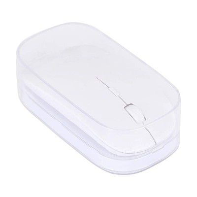 Terabyte Slim Optical Mouse Compatible for Computer, Desktop, PC (White)
