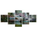 TERANIYA Modern Wall Paintings Set of 5 for Wall Decoration Self Adhesive 3d Uv Textured Large & Big Size Wall Painting For Home, Living Room, Office, Bedroom (17 inch * 30 inch)...