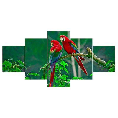 TERANIYA Wall Paintings Set of 5 for Wall Decoration Self Adhesive 3d Uv Textured Large & Big Size Wall Painting For Home, Living Room, Office, Bedroom (17 inch * 30 inch)