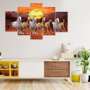 TERANIYA Wall Paintings Set of 5 for Wall Decoration Self Adhesive 3d Uv Textured Large & Big Size Wall Painting For Home, Living Room, Office, Bedroom (17 inch * 30 inch)...