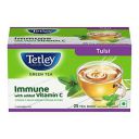 Tetley | Green Tea With Tulsi | Immune With Added Vitamin C | 25 Tea Bags, 30 Grams...
