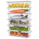 TEX-RO 6 Fridge Storage Boxes Fridge  (1500ML)...