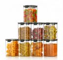 TEX-RO Air Tight Containers For Kitchen Storage Set, Bpa Container For (Set Of 8) (Plastic)...