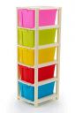 TEX-RO Chest of Drawers: Versatile Drawer Storage Organizer & plastic drawers storage (Multicolor, 5XL)...