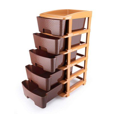 TEX-RO Plastic Modular Drawer Organizer Plastic Boxes For Storage