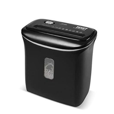 Texet CC612EX Paper and Card Shredder | Crosscut Shredder | 12L Waste bin