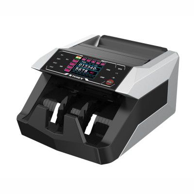 Texet TMC-EX Mix Note Value Counting High-Speed Money Counter with Accurate Note Counting, TFT Screen, UV, MG, MT, IR & Color Sensors - 1000 Notes/Min with Fake Note Detection