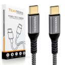 TexoVera 65W 3A Fast Charging 1m Type C Cable...