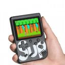 Texton Colourful LCD Screen USB Rechargeable Portable Retro Battery Handheld Console Sup Port Video Game with 400 in 1 Classic Old Games Black...