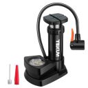 Texum Portable High Pressure Foot Activated Air Pump Compressor Air Pump for Car, Bike, Bicycle, Football Pump fits Universal Presta and Schrader...