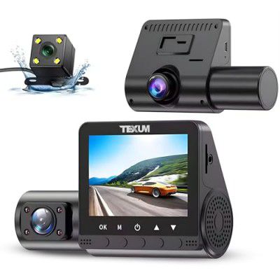 TEXUM TDC-15 3-in-1 Dashboard Camera Loop Recording, G-Sensor