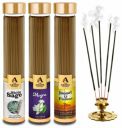 The Aroma Factory White Sage,Mogra& Attar Jannat Agarbatti for Pooja,Luxury Incense Sticks,100% Herbal Fragrance Agarbathi (Bottle Pack of 3x100g)...
