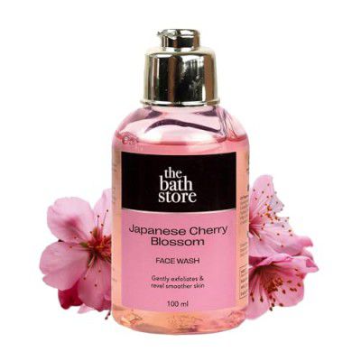 The Bath Store Japanese Cherry Blossom Face Wash for Women & Men Skin-100ml