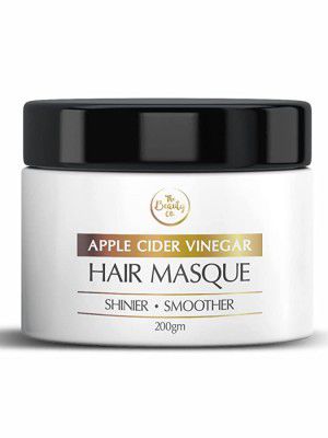 The Beauty Co. Apple Cider Vinegar Hair Mask, 200 g | For Smoothen & softens hair | Vitamin E | Almond Oil | Made in India