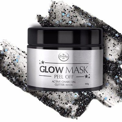 The Beauty Co. Glitter Glow Mask, 100 g (Activated Charcoal)