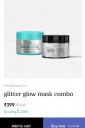 The Beauty Co. glitter glow mask combo...