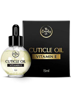 The Beauty Co. Vitamin E Cuticle Oil, 15 ml | Vitamin E | Sunflower Oil | Jojoba Oil | Sweet Almond Oil | Paraben Free | Sulphate Free | Made in India…