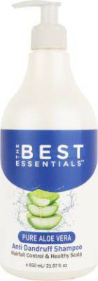The Best Essentials Pure Aloe Vera Anti Dandruff Shampoo (650 ml)