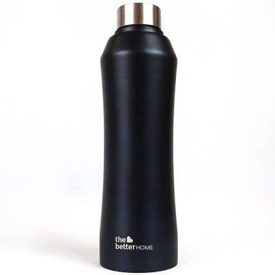 The Better Home 1000 Stainless Steel Water Bottle 1 Litre | Black