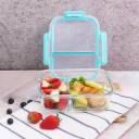 The Better Home 2-Compartment Glass Lunch Box Set|Microwave Safe|Airtight Tiffin Container,1Pcs 1 Containers Lunch Box  (980 ml)...