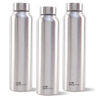 The Better Home 304 Stainless Steel Water Bottle 1 Litre | Durable & Leak-Proof | For Office, Home, Kids