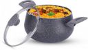 The Better Home (3L) Non Stick Biryani Handi With Lid, Induction Cookware, Big Biryani Pot Handi 3 L with Lid (Aluminium, Non-stick, Induction Bottom)...