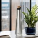 The Better Home 750ml Insulated Stainless Steel Water Bottle with Cork Cap | 8 Hours Hot / 12 Hours Cold | Silver...