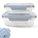 The Better Home Glass Airtight Container Set for Food Storage...