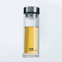 The Better Home Glass Water Bottle With Tea Infuser and Sleeve (450ml)...