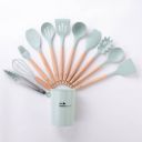 The Better Home Silicon & Serving Set for Cooking | Heat Resistant & Durable Non-Stick Spatula  (Pack of 12)...