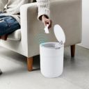 The Better Home Smart Dustbin For Home | (28cm) Smart Sensor Compact Dustbin For Kitchen | Bin For Bathroom | Waterproof Trash Can For Bedroom | Bin For Home & Office | White | 8L...