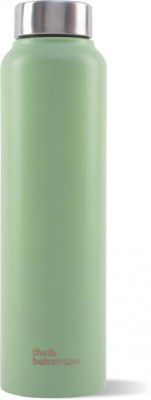 The Better Home Stainless Water 1 Litre | for Fridge 1000 ml Bottle (Pack of 1, Green, Steel)