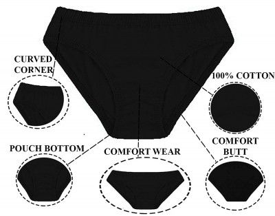 THE BLAZZE 1020 Womens Lingerie Panties Hipsters Briefs G-Strings Thongs Panty Set Underwear Cotton Women Bikini Panty for Women
