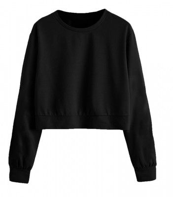 THE BLAZZE 1341 Women's Round Neck Full Sleeve Crop Top for Women