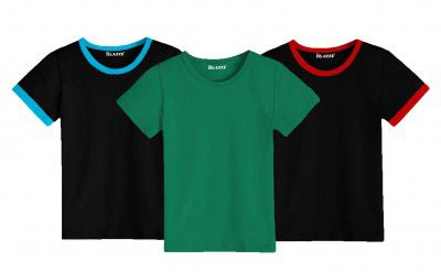 THE BLAZZE 3107 Girl's Cotton T-Shirts Combo