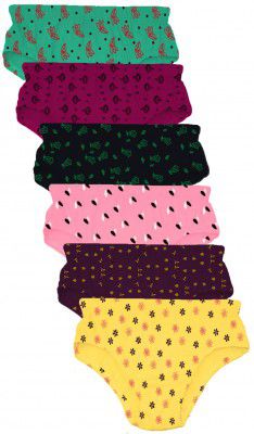 THE BLAZZE Girls Cotton Panties (Pack of 6) (3108_P3_0_Combo_07_Multicolor_10 Years-12 Years)