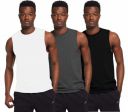 THE BLAZZE Men's Sleeveless T-Shirt Tank Top Gym Tank Stringer Vest for Men...