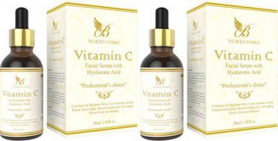 The Body Avenue Vitamin C Serum for Glowing & Youthful Skin, Reduce Dark Spot, Sun Protection  (60 ml)