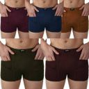 The Boring Company Pack of 5 Solid Men Trunk...