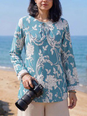 THE CLASSIC TOGS Floral Printed Kurti