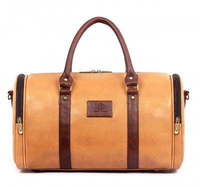 The Clownfish Jamison Vegan Leather 30 LTR Stylish Duffle Bag Weekender Bags