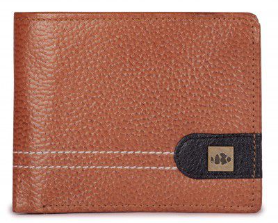 THE CLOWNFISH Leather Brown Men's Wallet (Tcfwgl-Gtbr10)