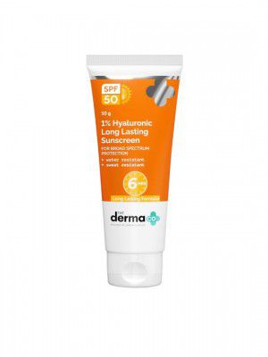 The Derma co.1% Hyaluronic Long Lasting SPF50 PA++++ Sunscreen with Vitamin E - 50 g