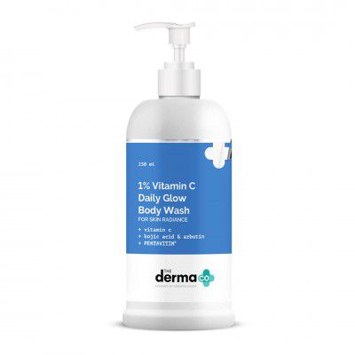 The Derma Co 1% Vitamin C Daily Glow Body Wash with Kojic Acid & Arbutin - 250 ml
