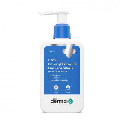 The Derma Co . 2.5% Benzoyl Peroxide Gel Face Wash | 100 Ml