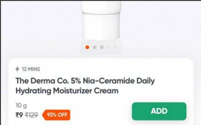  The Derma Co. 5% Nia-Ceramide Daily Hydrating Moisturizer Cream on for ₹6