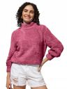 THE DRY STATE Women's Fur Pull Over With High Neck