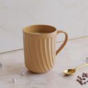 The Earth Store Caramel Grooved Coffee Mug 350ML...