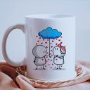 The Earth Store Cuddle Series Umbrella Printed Cute Coffee Mug for Loved Ones...