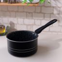 The Earth Store Ecoluxe 16 CM Non-Stick Sauce Pan/Tea Pan/Milk Pan/Tapeli Patila/Sauce Pot Saucepan Handle cookware Gas & Induction Compatible 1.2 litres Capacity- Small...